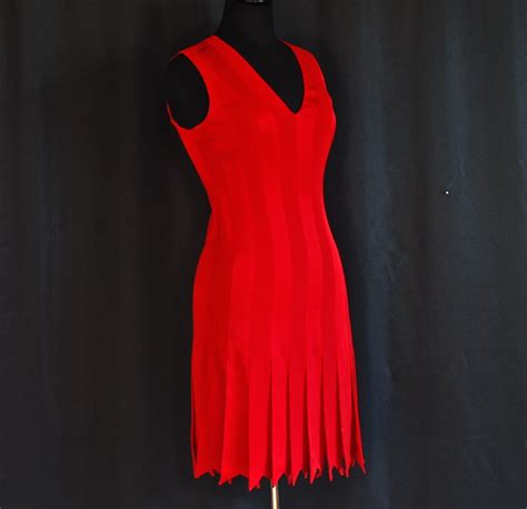 moschino cheap and chic red dress